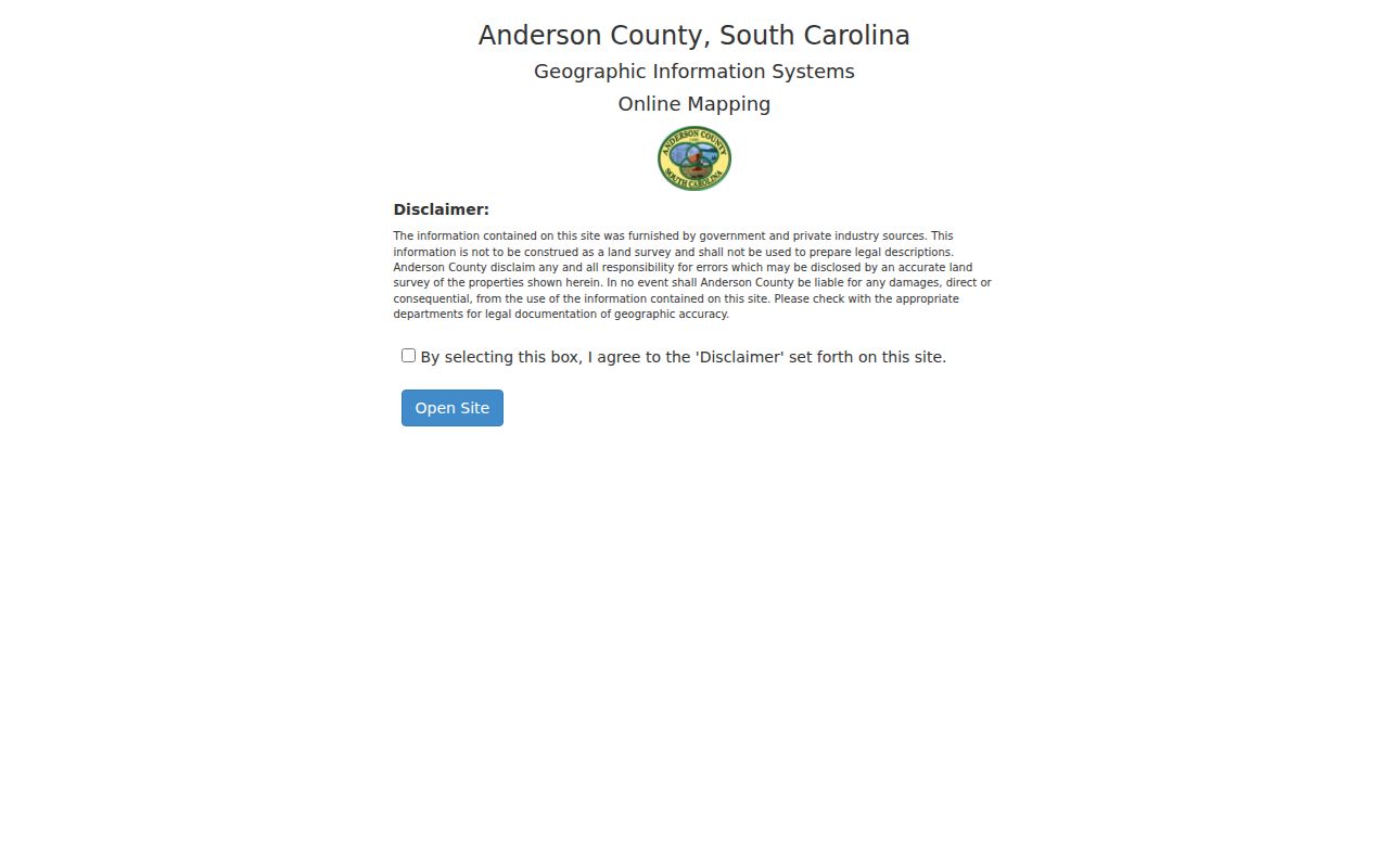 Anderson residents directory Property Viewer parcel map